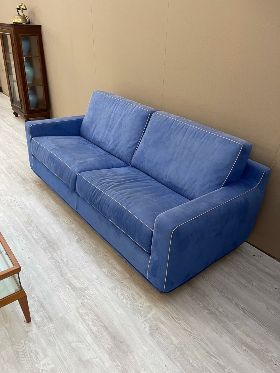 Divano 3 posti colore blu S 2372 - immagine 2