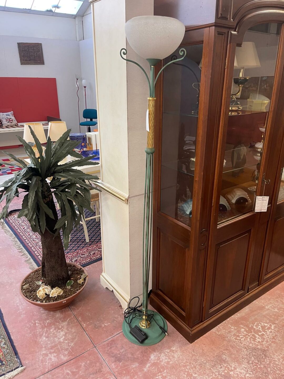 Piantana verde oro S 2415