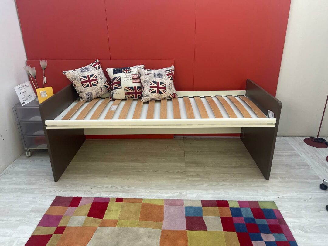 Letto singolo con rete S 2434