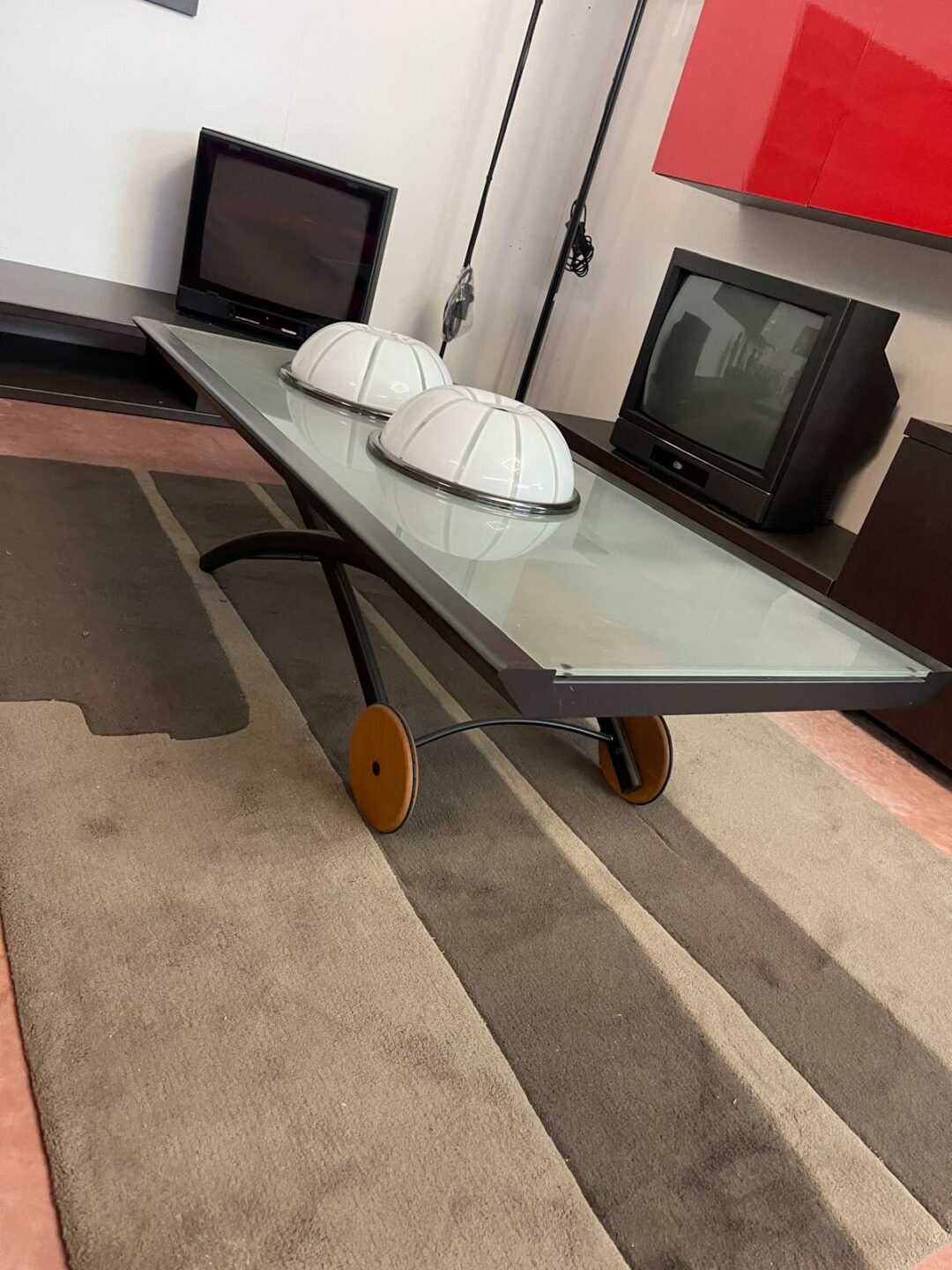 Tavolino vetro alzabile unico S 2445