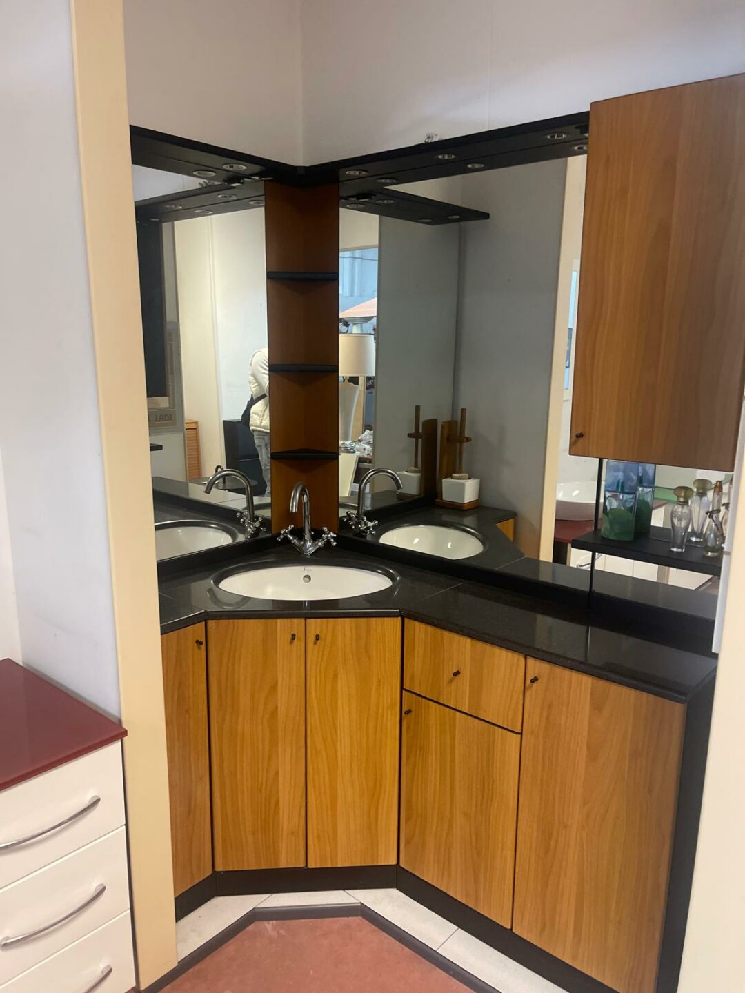 Mobile bagno Composizione domino noce nero S 2470 - immagine 3