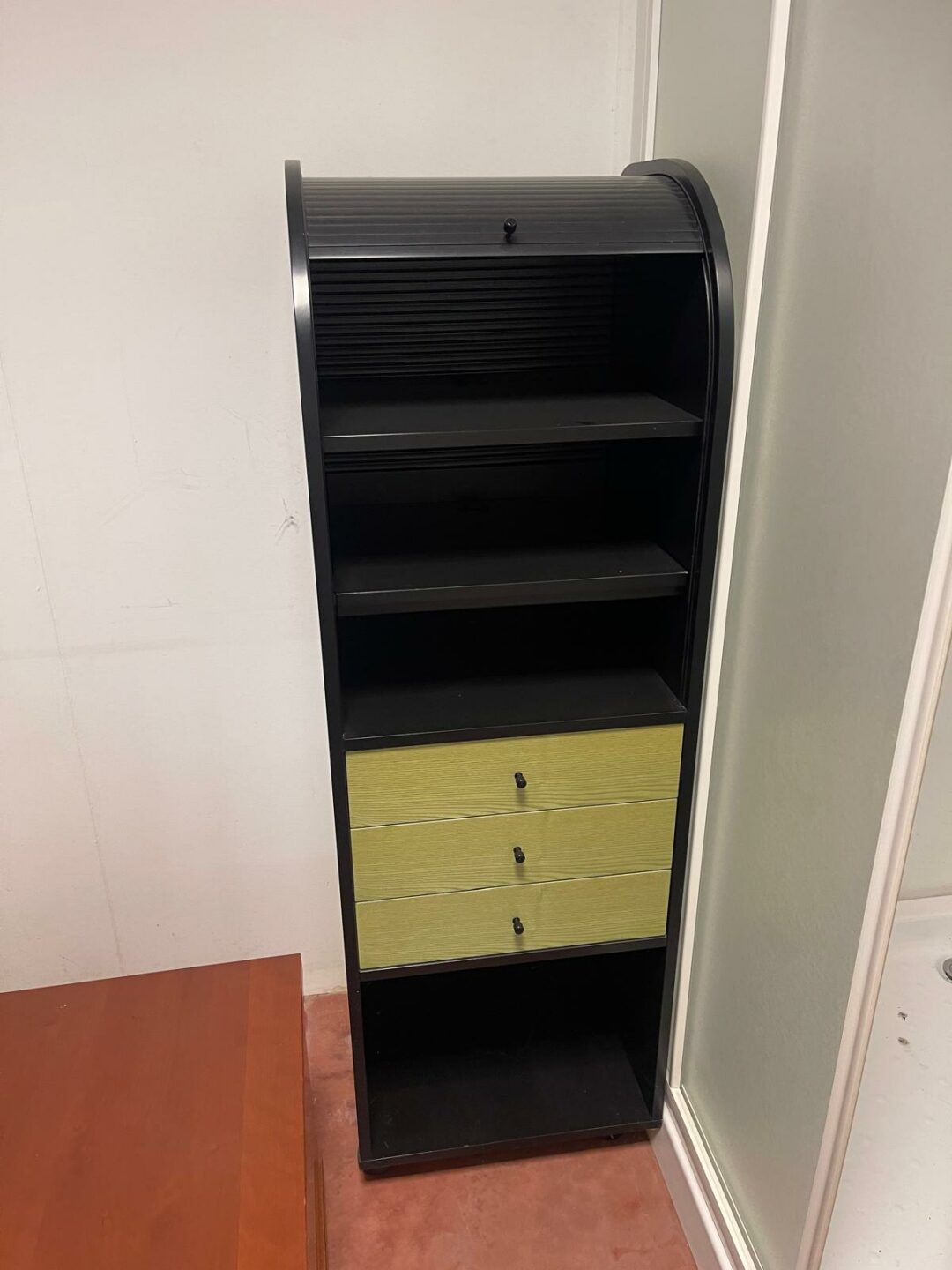 Mobiletto nero in legno S 2506