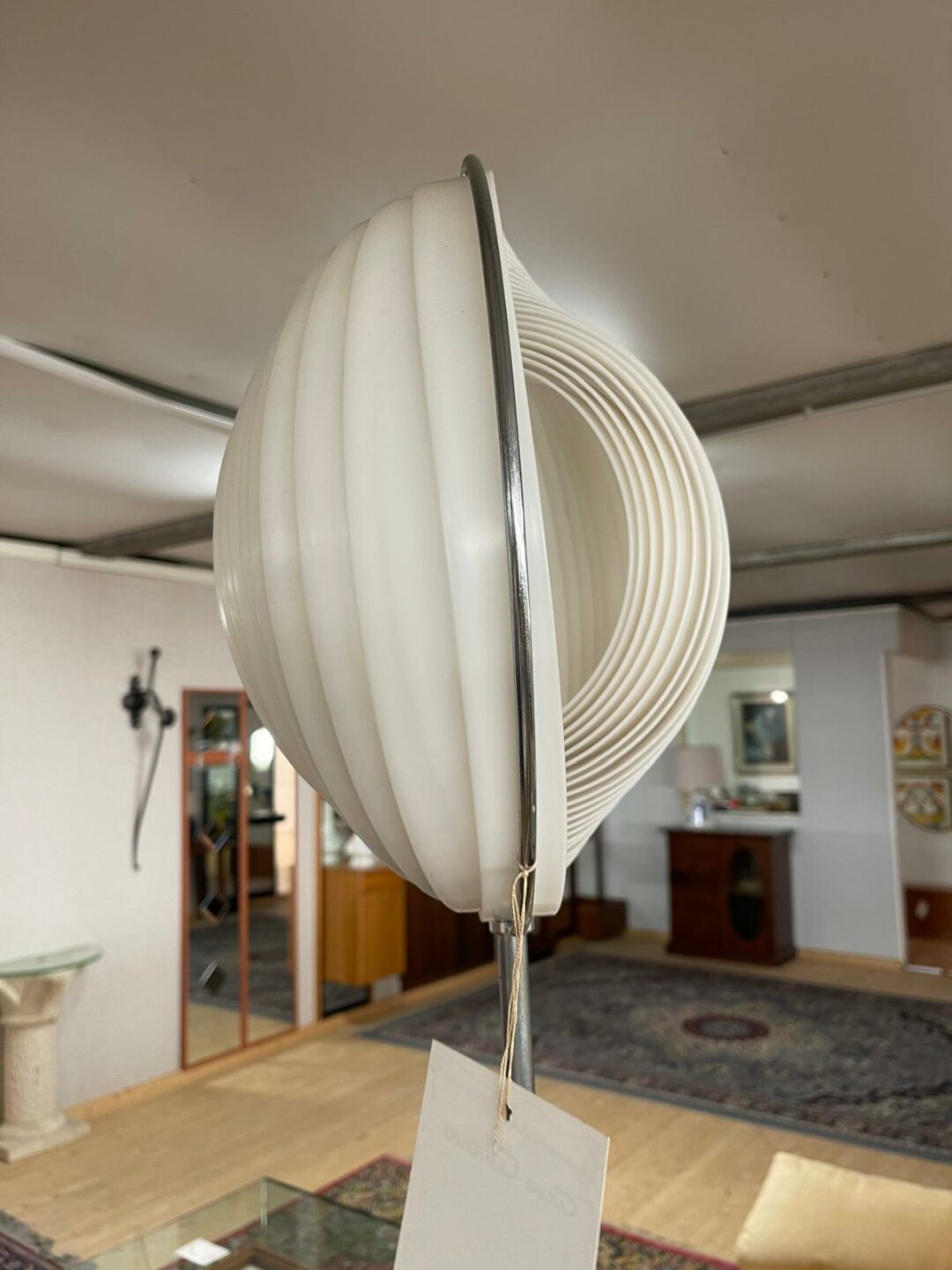 Piantana bassamento acciaio cappello plastica bianca S 2579 - immagine 2