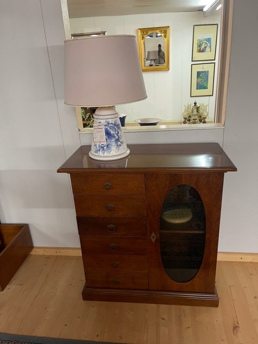 Credenzina 1 porta in legno arte povera S 2584