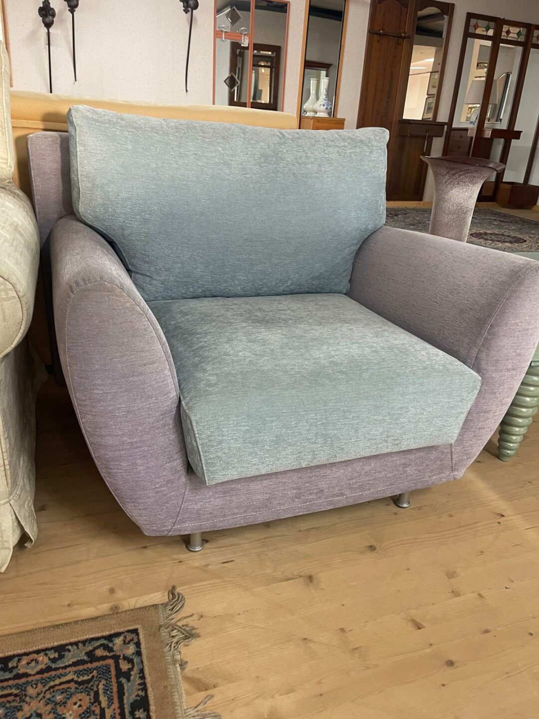 Poltrona in tessuto S 2595