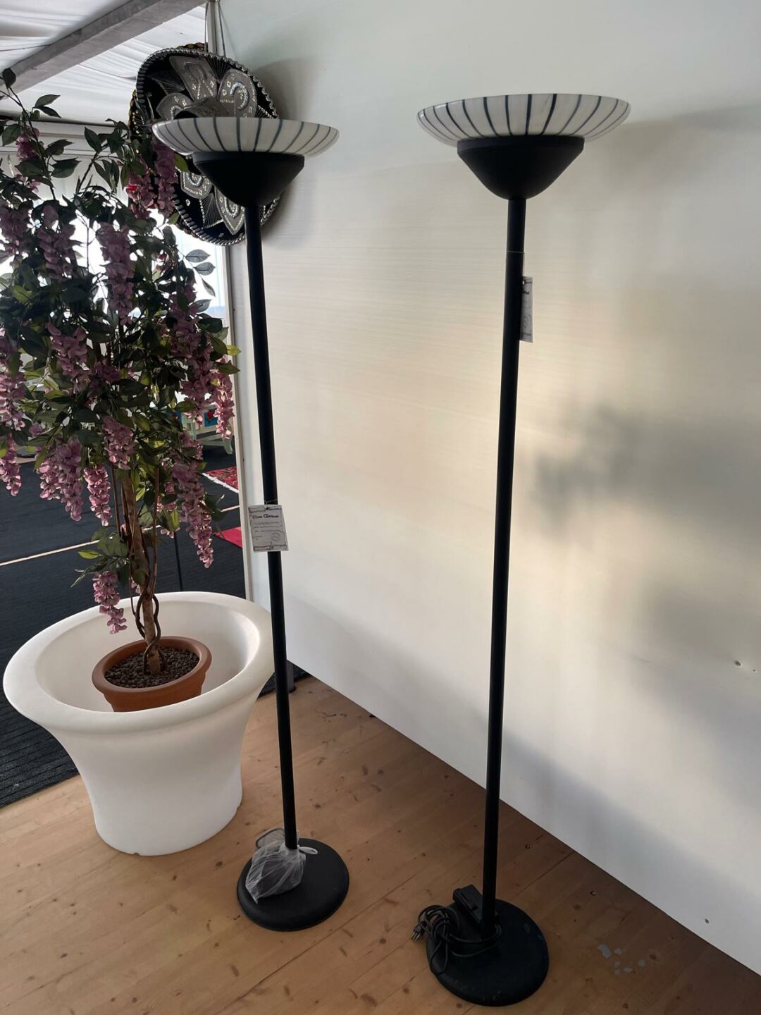 Piantana vetro rotondo S 2647