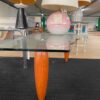 Tavolino basso con gambe in ciliegio S 2651 - immagine 2
