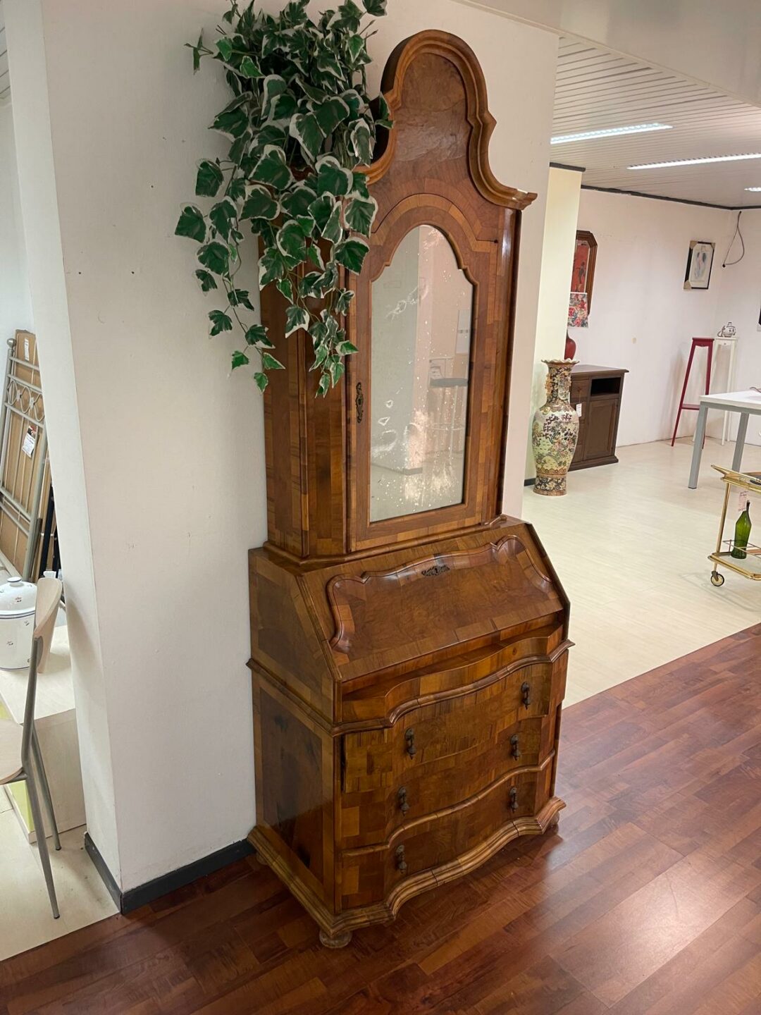 Trumeau scrittoio con ribalta comò credenza con vetrina S 2752