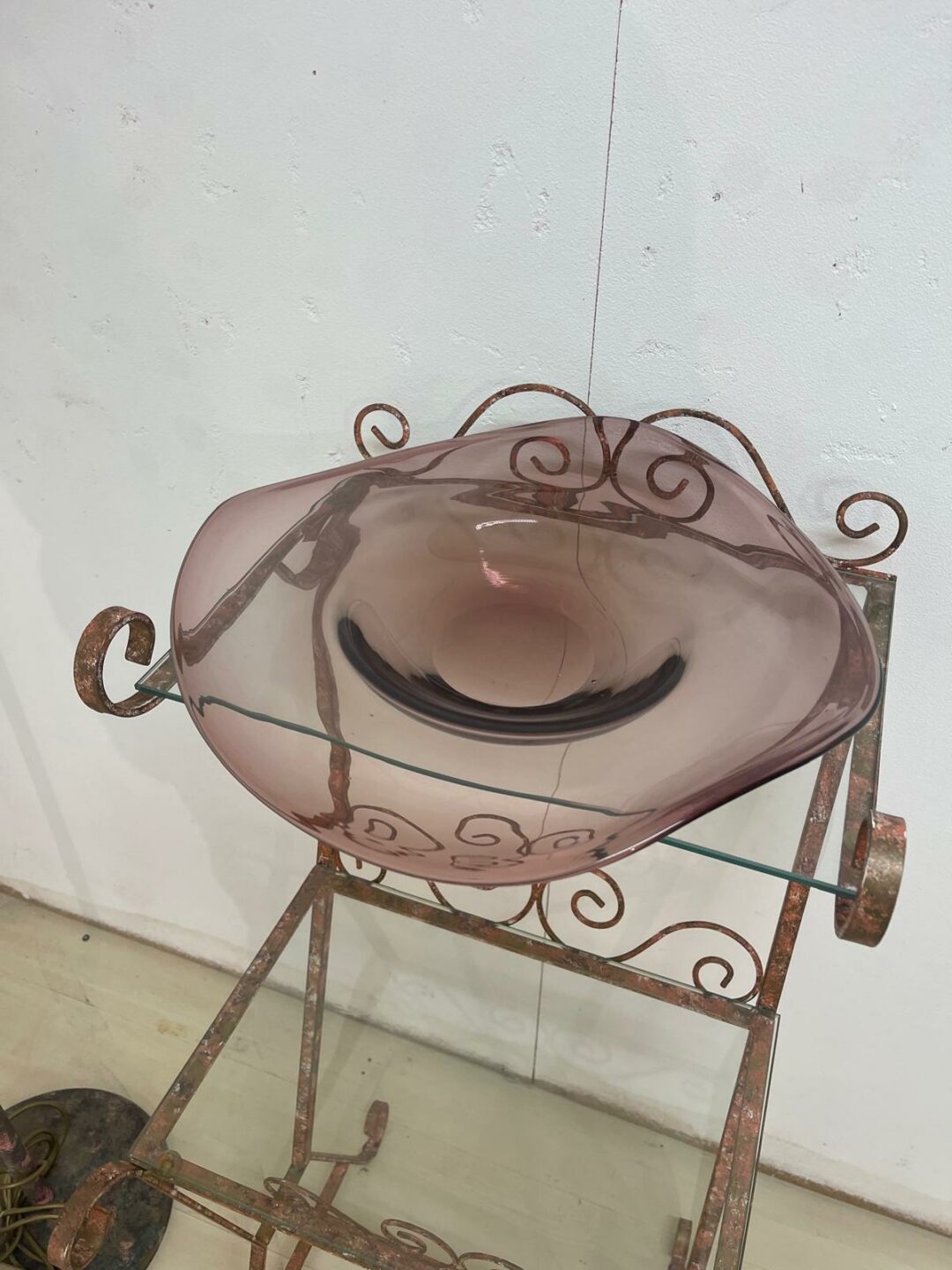 Piatto viola per frutta S 2757