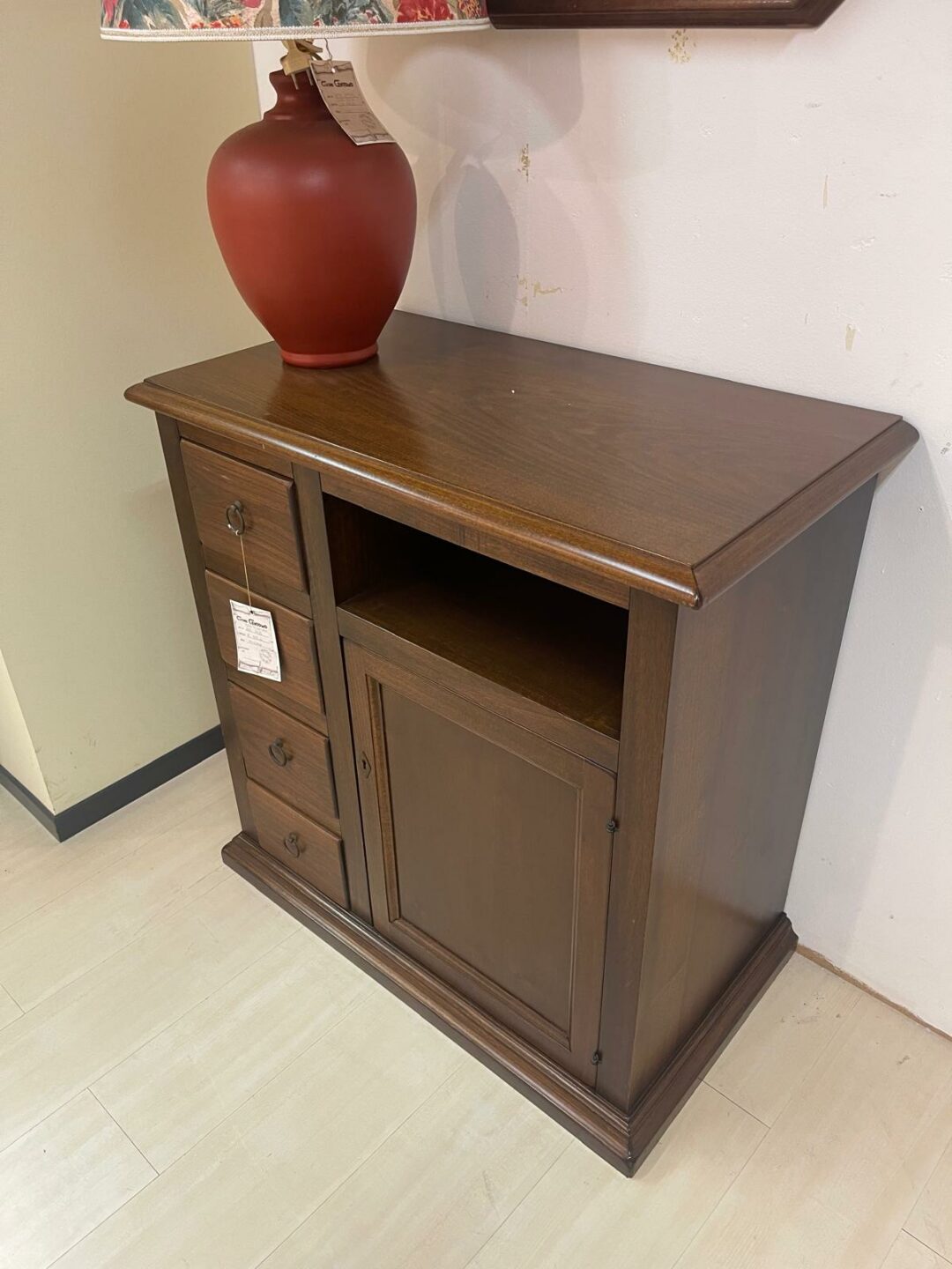 Porta tv in legno con cassetto S 2806 - immagine 2
