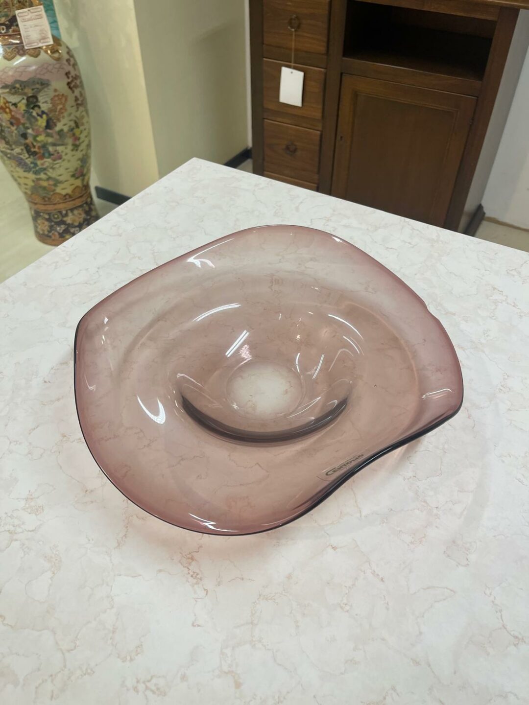 Piatto porta frutta viola S 2818