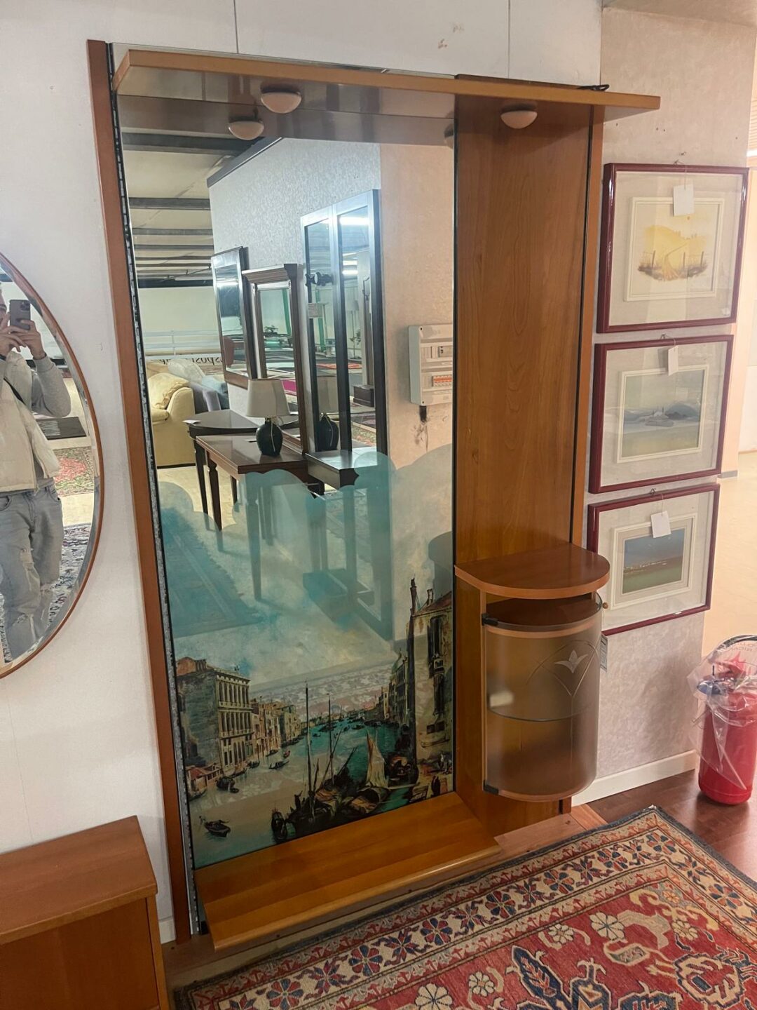 Ingresso bravo in legno con luci S 2834