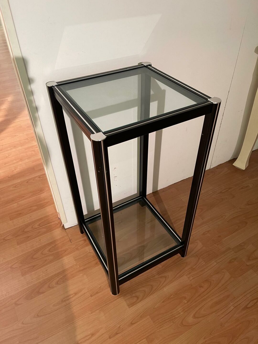 Consolle alluminio alta con vetro S 2890