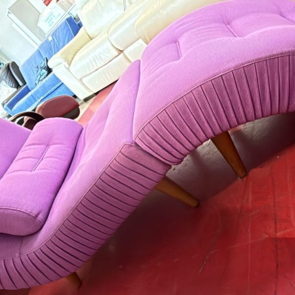 Sdraio viola in tessuto Nuovo da esposizione 2327/U