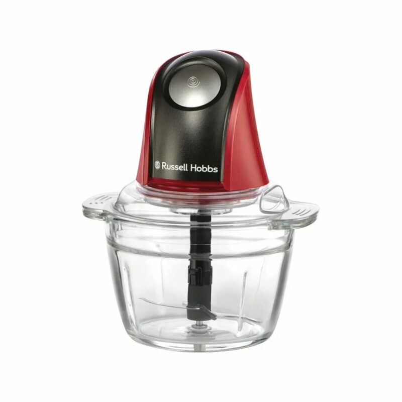 Russell Hobbs Tritatutto Tritaverdure Elettrico Capacità 0.5 Litri Potenza 200 Watt colore Rosso e Nero - 27130-56 - immagine 6