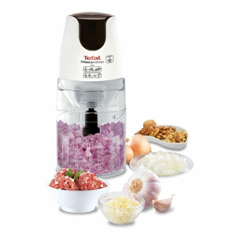 Moulinex Tritatutto Capacità 0.5 Litri Potenza 500 Watt Funzione a Pressione colore Bianco - DJ450B Masterchop - immagine 6