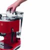 De Longhi Icona ECO 311.R Macchina Caffé Cialde e Caffé Macinato in Polvere Espresso Manuale con Erogatore di Vapore 1 o 2 Tazze colore Rosso - immagine 4