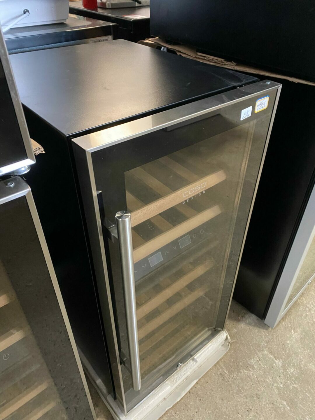 Cantinetta per Vino Doppia Temperatura WineComfort 24 Black – Caso Design Germany G-131 ( con difetto estetico ) - immagine 3