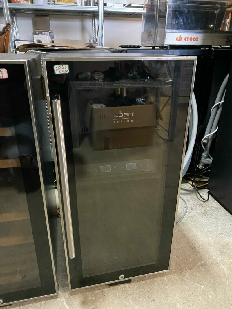 Cantinetta per Vino Doppia Temperatura WineComfort 24 Black – Caso Design Germany (mancano dei ripiani in legno) G-134 ( con difetto estetico )