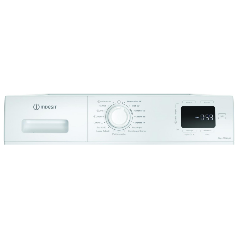 Lavatrice Indesit 8 Kg Classe A 1200 giri Partenza Ritardata - IM 862 MY TIME IT - immagine 4