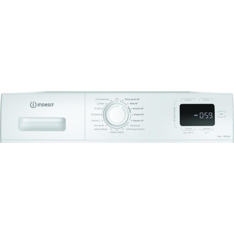 Lavatrice Slim Indesit 6 Kg 1000 giri Partenza Ritardata - IM 640 MY TIME IT - immagine 8