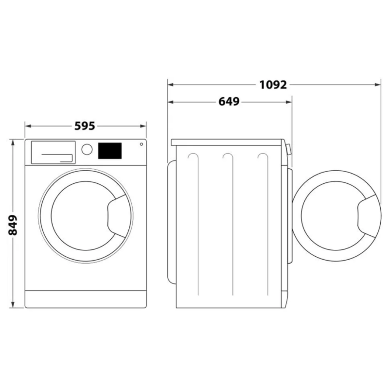 Asciugatrice Whirlpool 9 Kg Classe A+++ con Pompa di Calore Motore Inverter - FFTN M22 93 SILVER IT - immagine 7