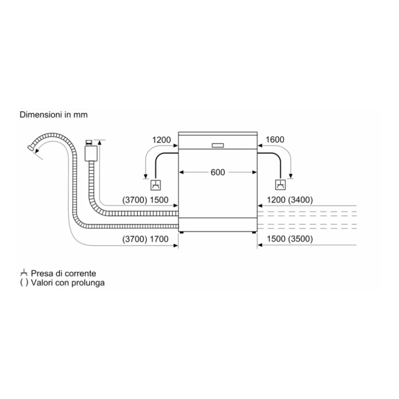 Lavastoviglie Bosch 12 Coperti Libera Installazione 60 cm - SMS2ITI33E Serie 2 - immagine 11