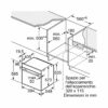 Forno Elettrico da Incasso Bosch Ventilato Multifunzione con Grill 71 Litri 60 cm Classe A+ | HQA574BB3 Serie 4 - immagine 2