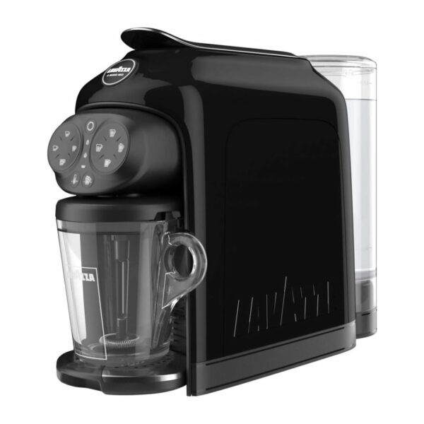 Macchina Caffé Espresso Lavazza Desea Capsule Lavazza A Modo Mio con Cappuccinatore - DESEABLACK