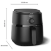 Friggitrice ad Aria Philips Airfryer 4.2 Litri 1500 Watt Multifunzione 12 in 1 con Timer - NA120/00 - immagine 6