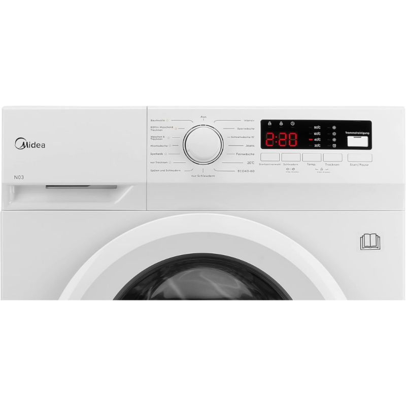 Midea lavasciuga MFNED85 8/5kg MADE IN GERMANY G-67 ( con difetto estetico ) - immagine 5