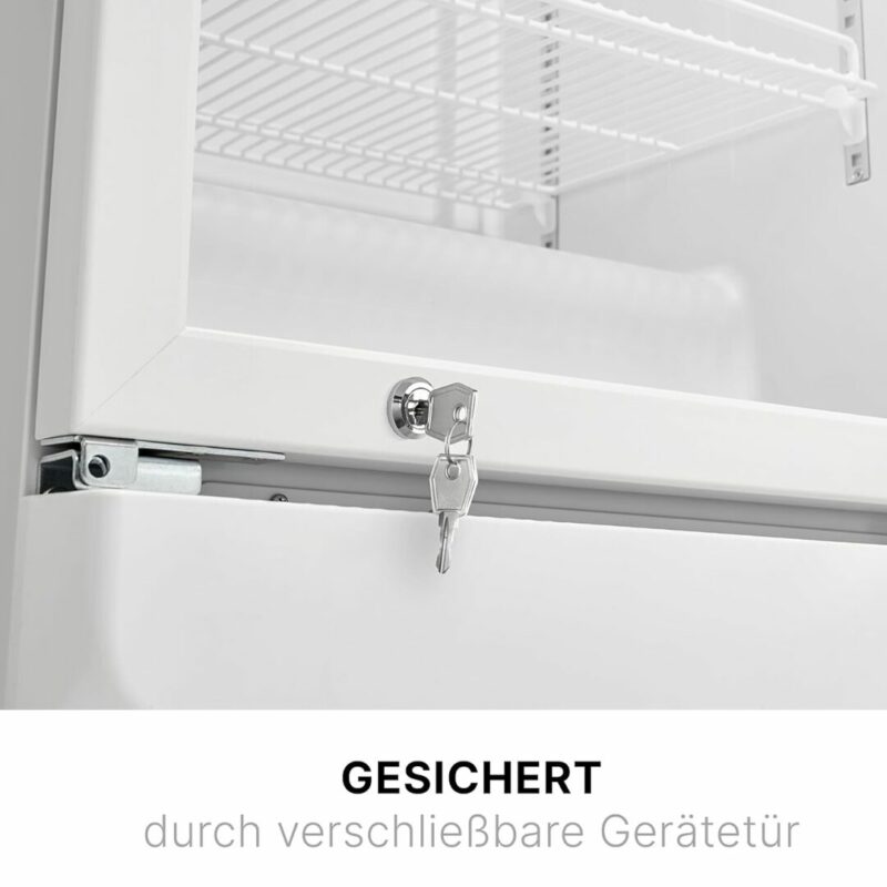 Frigo per bottiglie Bomann KSG 7351, larghezza 60 cm, 356 L, porta in vetro bianco G-89 ( con difetto estetico ) - immagine 3