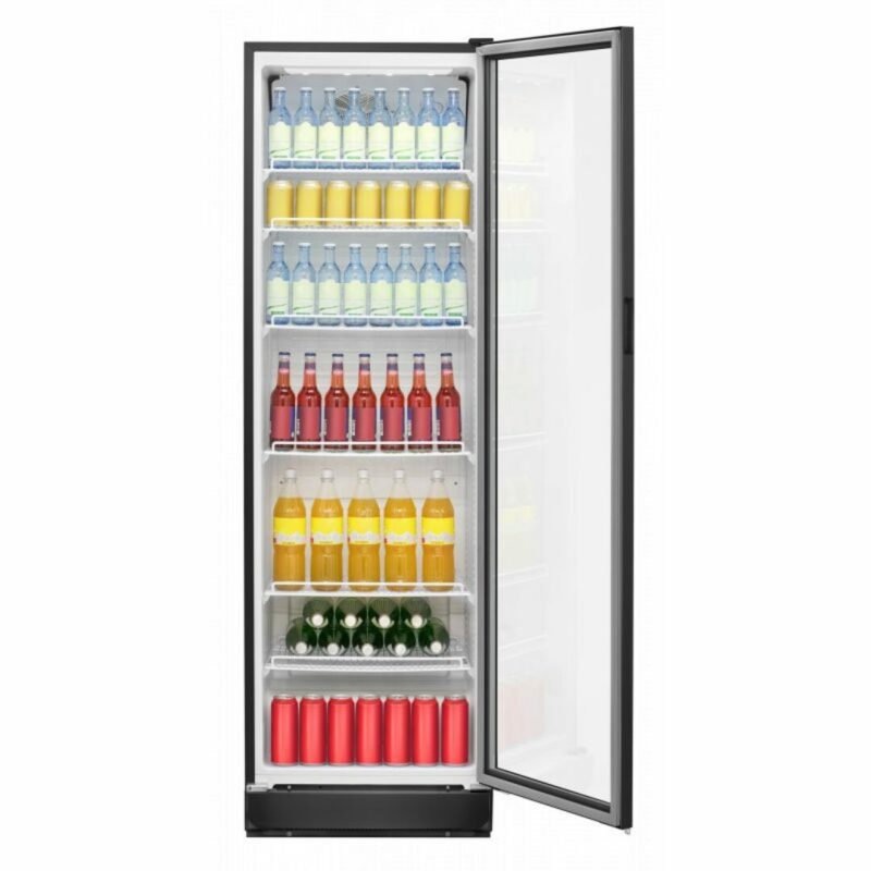 Frigo per bottiglie Bomann KSG 7351, larghezza 60 cm, 356 L, porta in vetro nero G-91 ( con difetto estetico ) - immagine 4