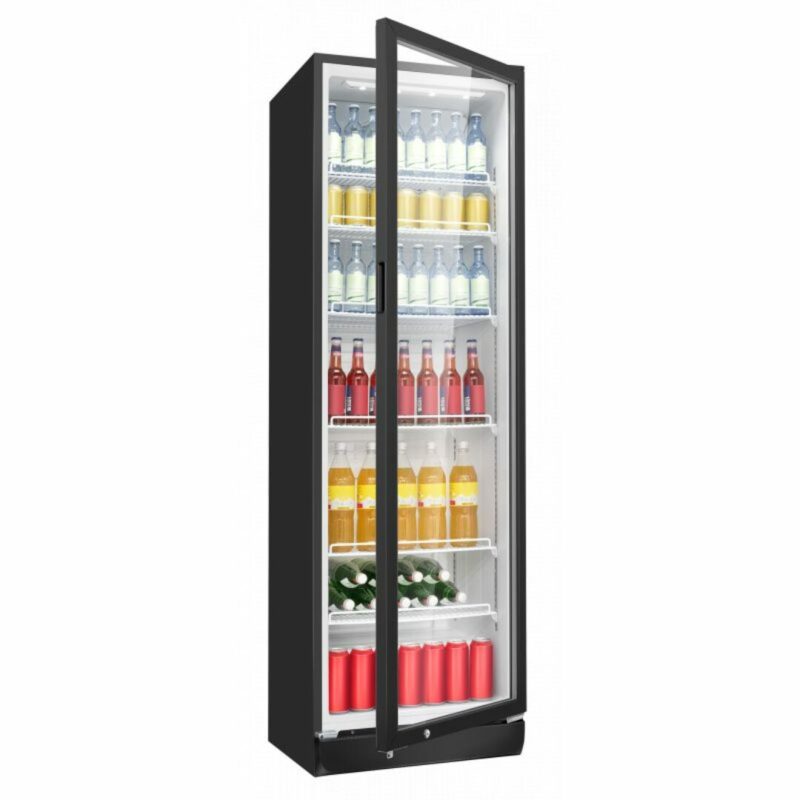 Frigo per bottiglie Bomann KSG 7351, larghezza 60 cm, 356 L, porta in vetro nero G-91 ( con difetto estetico ) - immagine 7