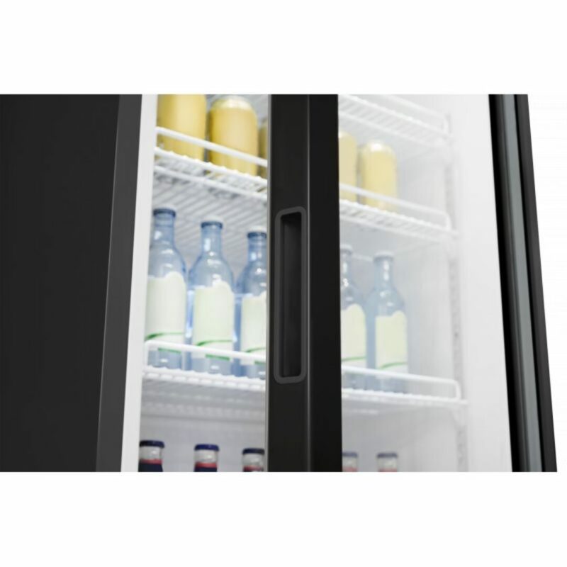 Frigo per bottiglie Bomann KSG 7351, larghezza 60 cm, 356 L, porta in vetro nero G-91 ( con difetto estetico ) - immagine 9