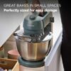 Impastatrice Planetaria Kenwood Capacità Ciotola 4 Litri Potenza 800 Watt colore Blu e Inox - KZM35.000GY - immagine 2