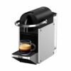 De Longhi Pixie - Macchina Caffè Capsule Nespresso colore Argento e Nero - EN127.S