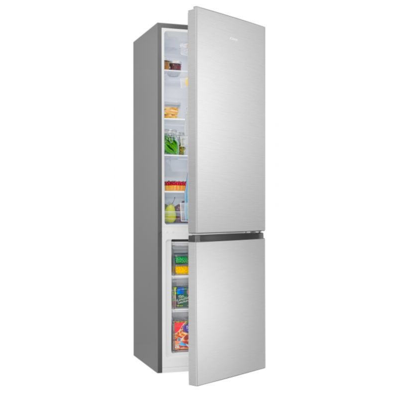 Frigorifero combinato Bomann KG 7353 INOX larghezza 55 cm 268 L G-90 (con difetto estetico) - immagine 3