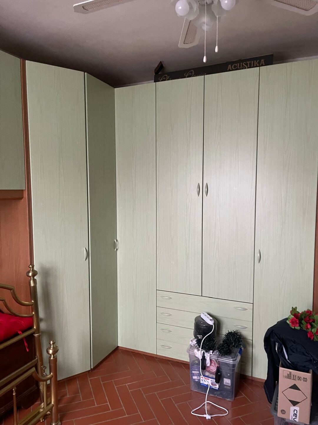 Cameretta a ponte con armadio e libreria S 3074 - immagine 4