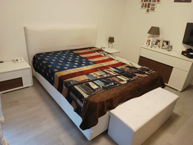 Letto matrimoniale con contenitore S 3084