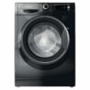 Hotpoint Ariston Lavatrice 11 Kg Classe A Centrifuga 1400 giri Profondità 61 cm Inverter Funzione Vapore - NBT 116 BLACK IT