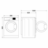 Hotpoint Ariston Lavatrice 11 Kg Classe A Centrifuga 1400 giri Profondità 61 cm Inverter Funzione Vapore - NBT 116 BLACK IT - immagine 6