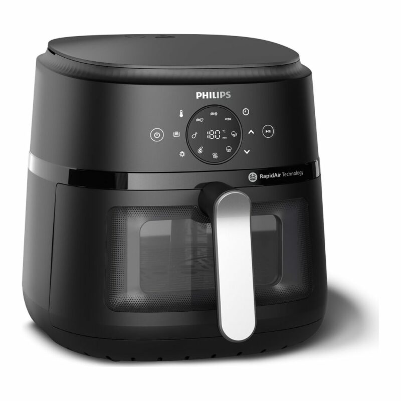 Philips Friggitrice ad Aria Airfryer 13 in 1 Capacità 6.2 Litri Potenza 1700 Watt con Timer e Termostato Regolabile colore Nero - NA231/00