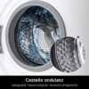 Lg Lavatrice Slim 8 Kg Classe A Profondità 47 cm Centrifuga 1400 giri Inverter Vapore colore Bianco - F4NA10S8NWK.ABWQCIS - immagine 3