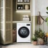 Lg Lavatrice Slim 8 Kg Classe A Profondità 47 cm Centrifuga 1400 giri Inverter Vapore colore Bianco - F4NA10S8NWK.ABWQCIS - immagine 4