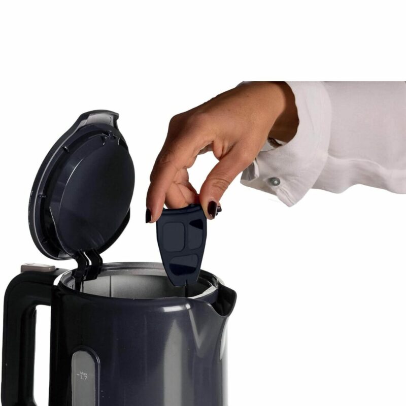 Ariete Bollitore Elettrico Capacità 1,7 Litri Potenza 2200 Watt Filtro Estraibile colore Grigio Scuro - 2846/00 - immagine 4