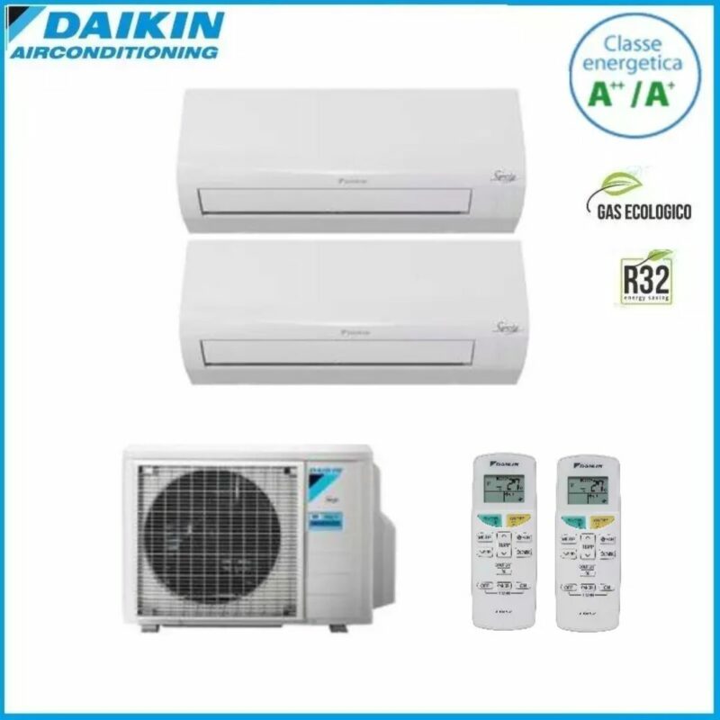 Climatizzatore Daikin Dual Split 9000+12000 BTU A++ WiFi Inverter Serie ProEra