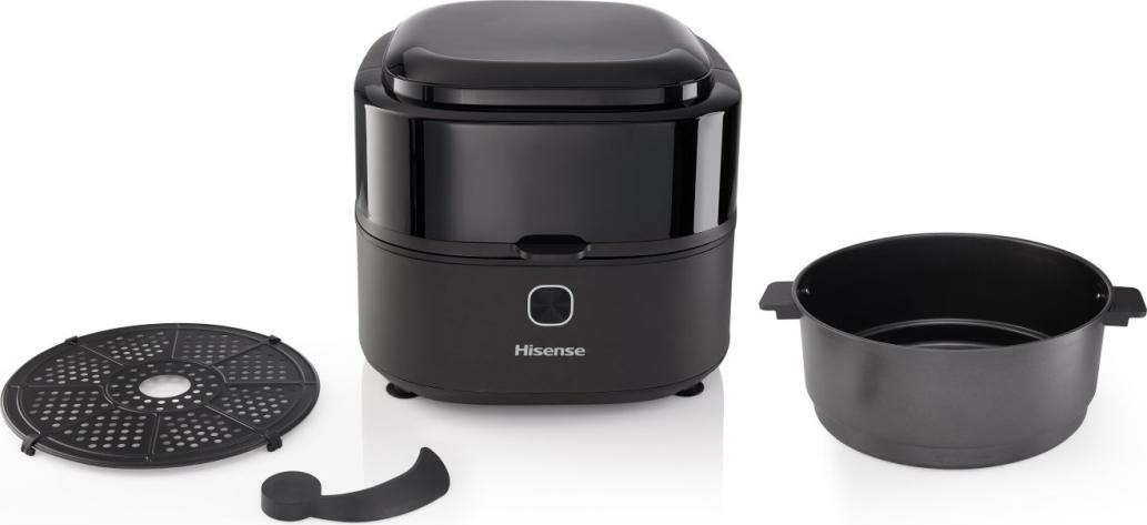 Friggitrice ad Aria Hisense Capacità 6.7 Litri Potenza 1350 Watt Touch con Timer colore Nero - HAF1350DR - immagine 2