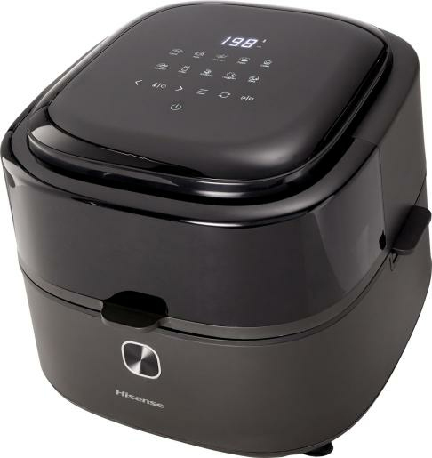 Friggitrice ad Aria Hisense Capacità 6.7 Litri Potenza 1350 Watt Touch con Timer colore Nero - HAF1350DR - immagine 4