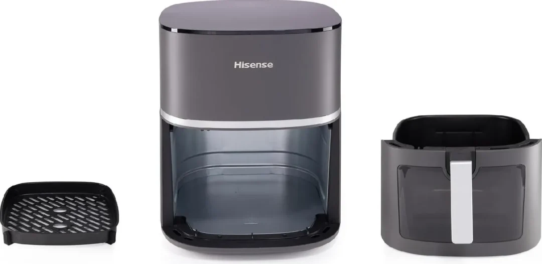 Friggitrice ad Aria Hisense Capacità 7 Litri Potenza 1800 Watt con Finestra e Controlli Touch colore Nero - HAF1900D - immagine 4